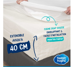 Protège matelas Grand bonnet 40cm