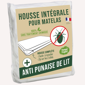 Housse anti punaise de lit - Certifié Oekotex