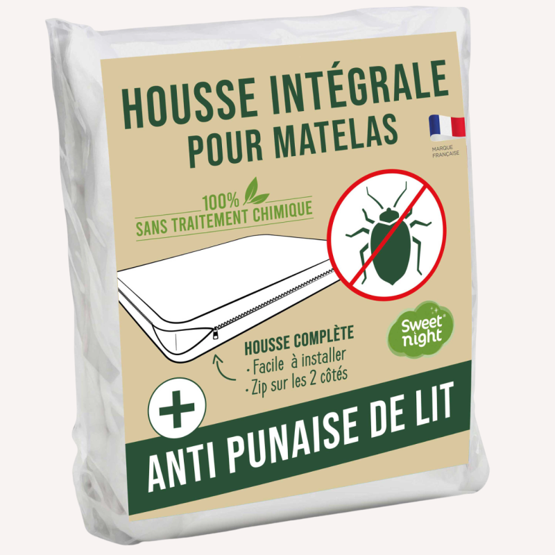 Housse anti punaise de lit - Certifié Oekotex