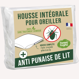 Protège oreiller anti punaise de lit