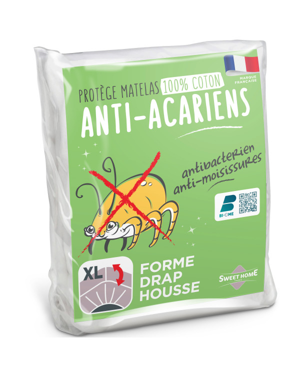 Protège matelas anti-acariens Greenfirst imperméable molleton 100