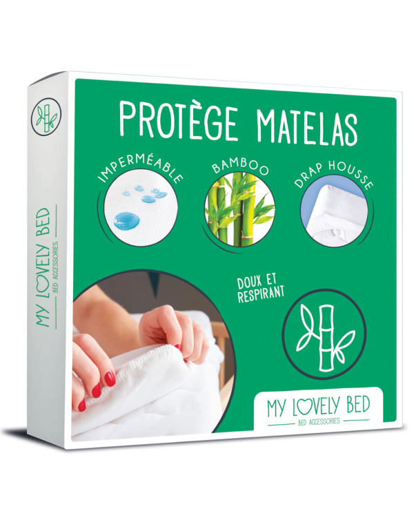 Sweetnight Protège matelas imperméable microfibre - Forme drap